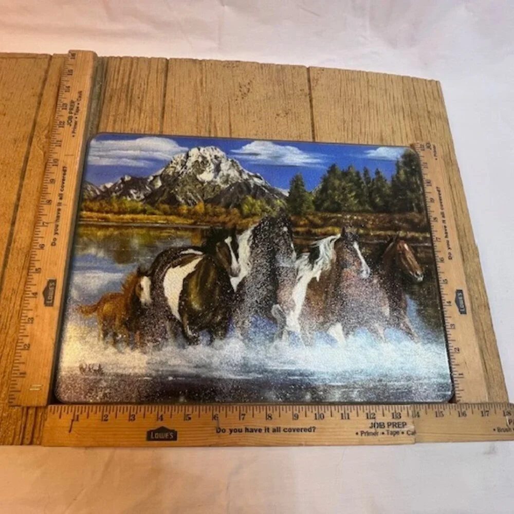 Horse Scene Cutting Board 16